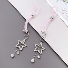 Load image into Gallery viewer, alievoke Rhinestone Pendant Nipple Clamps, Adjustable Breast Nipple Clamps for Sex Pleasure, Nipple Shield Nipple Clamps Jewelry Rhinestone Pendant (C)
