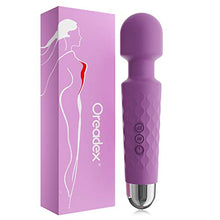 Load image into Gallery viewer, Rechargeable Vibrator, 20 Patterns &amp; 5 Speeds,G-Spot Wand Vibrator, Clit Vibrators, Sex Toys, Quiet &amp; Powerful - Waterproof, Dildos, Adult Toys, Personal Wand Massager- Purple
