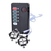 Load image into Gallery viewer, PEALAND Electric Nipple Clamps,Nipple Clip Breast Clip, Adjustable Nipple Clips Clamps Jewelry, Nipple Clamps for Pleasure Sex, Non Piercing Breast Stimulation Clamps (Black)
