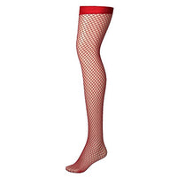 Sexy Lingerie Cottelli Collection Net Stay-Ups, Red, Small, 68 Gram - sexy lingerie for women