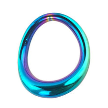 Load image into Gallery viewer, Stainless Steel Metal Cock Ring Metal Penis Ring,Made of Curved Stainless Steel Arc Ringand Polished Without Edges Colorful
