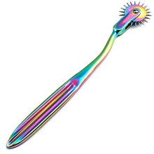 Load image into Gallery viewer, LAJA Imports Wartenberg Wheel - Strong Sensation Pinwheel (1 Head) Multi Color Rainbow
