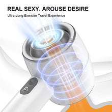 Load image into Gallery viewer, Automatic Male Masturbator,Smart Pressure-Sensing Male Masturbator Cup,Intense Frequency Dual Open-Ended Pocket Pussy Stroker Type-C Charging Penis Massager Trainer Ribbed 3D Tunnel-Transparent Sleeve
