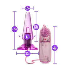 Load image into Gallery viewer, Multi Speed Remote Controlled Vibrating Butt Plug -- Anal Buttplug -- Sex Toy for Women -- Sex Toy for Men (Pink)
