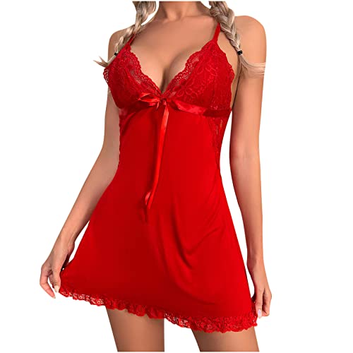 lingerie for women for sex play plus size lingerie sleepwear nightgown clubwear sex toys for couples sex sex things for couples kinky sex stuff for couples kinky adult sex toys h079 (Red, XXL)