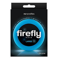 Firefly Halo Large Cock Ring (Blue) with Free Bottle of Adult Toy Cleaner