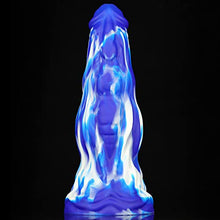 Load image into Gallery viewer, 10.8&quot; Huge Realistic Monster Dildo Female G Spot Dildo Adult Sex Toy, Extra Large Flexible Dildo with Suction Cup, Couples Silicone Dildo Anal Plug Toy (Blue)
