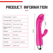 Load image into Gallery viewer, G Spot Vibrating Wand Training Thrusting Sucking Toys Rabbit Vibrator Powerful Anal Heating Adult Vibration Modes for Women Toy Waterproof Bunny Stimulator Panties Stimulation
