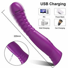 Load image into Gallery viewer, Realistic Vibrating Dildo G Spot Vibrator, Thrusting Dildo with 10 Modes, Huge Dildo Female Vibrator
