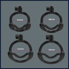 Load image into Gallery viewer, Male Chastity Lock CB Kit, Cock Cage Double Lock Design Chastity Lock Breathable,43,M
