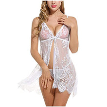 Load image into Gallery viewer, sex accessories for adults couples adult sex games sex babydoll lingerie for women for sex naughty sex stuff for couples kinky lingerie for women for sex play -345 (White, XL)

