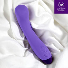 Load image into Gallery viewer, Blush Wellness G Ball Vibrator - Rechargeable 7&quot; G Spot Stimulating Massage Wand - 10 Unique Vibrating Functions - Ultrasilk Smooth Puria Silicone - IPX7 Waterproof 1 Yr Warranty - Purple
