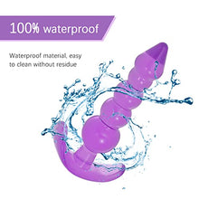 Load image into Gallery viewer, 6PCS Waterproof Silicone Anales Trainer Set Pleasure Plug Toy for Women Men Anal Plug Stick Training Kit Large-Purple
