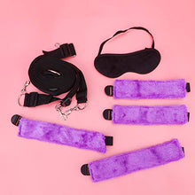 Load image into Gallery viewer, SOIMISS Adult Handcuff Bed Cuffs Leg Cuffs Bed Bondage Restraints Wrist and Ankle Restraints Soft Blindfolds for Women Lover Toy
