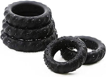 Load image into Gallery viewer, 2023 Newly Silicone Penis Rings for Erection Enhancing - Premium Training Cock Ring for Mens Sexual Life and Stamina Prolonging, Male Sex Toys for Couples (Black-01)
