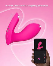 Load image into Gallery viewer, LOVENSE Flexer Wearable Panty Vibrator, App Remote Control Butterfly Vibrator for Women Pleasure, Rechargeable Clitoral G Spot Stimulator, Bluetooth Adult Sex Toys for Couples Play
