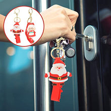 Load image into Gallery viewer, LUOZZY 2 Pcs Christmas Santa Claus Doll Pendants Keychain Pendants Xmas Gift Xmas Decor (Male+Female)
