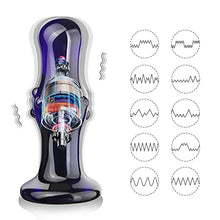 Load image into Gallery viewer, Vibrating Butt Plug Anal Plug - Glass Anal Bead Vibrator with 10 Vibration Modes Adult Sex Toys for Men Women and Couples Use
