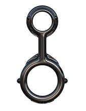 Load image into Gallery viewer, Pipedream Fantasy C-Ringz Ironman Duo-Ring Dildo, Black, 1 Pound
