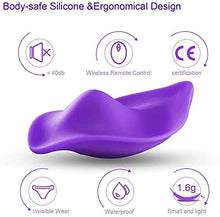 Load image into Gallery viewer, Invisible Vibrating Panty, Wearable Panty Vibrator, Remote Control Panty Vibrating Women&#39;s Vibrating Underwear Clitoral Vibrator, Waterproof Clitoral Stimulator Adult Sex Toys
