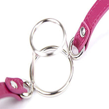 Load image into Gallery viewer, ran Metal Round Double Layer Mouth Ring Pin Buckle and Lock Open Mouth Toy (Pink)
