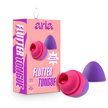 Load image into Gallery viewer, Blush Aria - Flutter Tongue - Clitoral Stimulating Vibrator With Silicone Flickering Tongue - USB Rechargeable - 7 Vibration And Fluttering Modes - Small Discreet Vibrating Sex Toy for Women Couples
