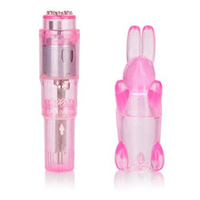 Load image into Gallery viewer, CalExotics Shanes World Pocket Party - Waterproof Bullet Vibrator - Adult Toys for Couples - Pocket Vibrator with Rabbit Tip - Pink (Pack of 2)
