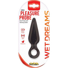 Load image into Gallery viewer, Wet Dreams Mini Pleasure Probe (Black) with Free Bottle of Adult Toy Cleaner
