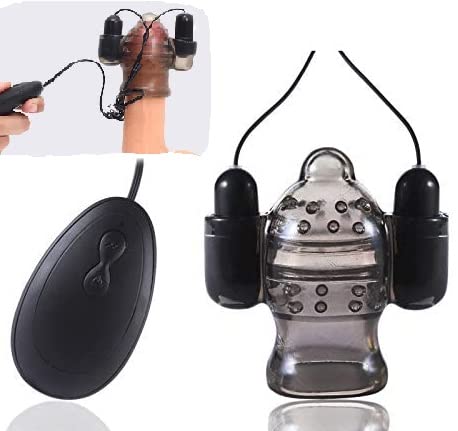 Male masturbator Penis Massager with 20 Vibration Modes, Glans Trainer for Ejaculation Masturbation.