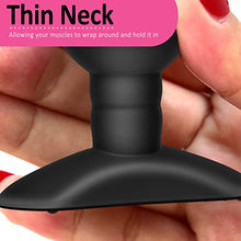 Load image into Gallery viewer, Anal Butt Plug Silicone Gradual Ribbed Anal Bead for Comfortable Long-Term Wear Prostate Massager TJIJP Sex Toy with T-bar Base &amp; Thin Neck for Men Women
