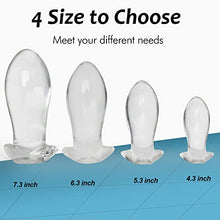 Load image into Gallery viewer, Super Big Butt Plug Trainer:Soft Anal Plug Prostate Massage Sex Toy,Waterproof Anal Plugs Kit Anal Sex Toys for Beginner Advanced Adult Men Women and Couples(L)
