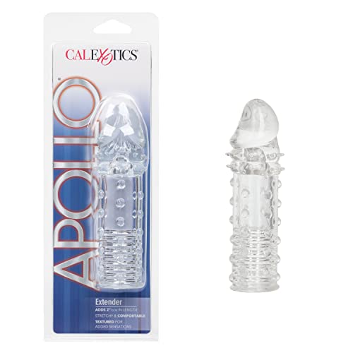 CalExotics Apollo Extender Cock Ring, Clear