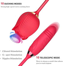 Load image into Gallery viewer, Rose Vibrator Toy with Multi-Layer Noise Reduction Function-Pink
