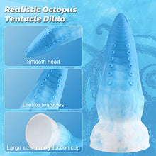 Load image into Gallery viewer, 9.6 Inch Tentacle Dildo Octopus Anal Plug Liquid Silicone, Seiecft Monster Dildo Adult Sex Toy with Strong Suction Cup for Vaginal G-Spot &amp; Anal Play Suitable
