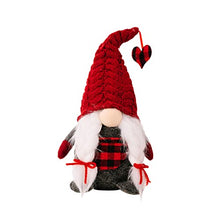 Load image into Gallery viewer, TOWMUS Gift for Men Valentine&#39;s Day Gift Red Knit Cap Doll Doll Furnishing Articles Furnishing Articles Couples (RD2, One Size)
