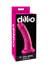 Load image into Gallery viewer, Pipedream Products Dillio 6 Inch Slim Dillio, Hot Pink
