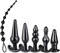 6PCS Set Stainless Anales Butt Plug Sex Toys - Large Medium Small Stimulation Sex Toy for Unisex a Best Stimulation Small Toy Sex Unisex a Best Gifts for Your Lover 103103