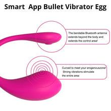 Load image into Gallery viewer, Smart App Bullet Vibrator Egg Vagina G-Spot Stimulator Vibrating Kegel Ball Adult Sex Toy for Women Pleasure 9 Vibrations (Pink)
