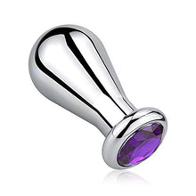 Load image into Gallery viewer, Stainless Steel Big Anal Plug Bulb Shape Jewelry Butt Plug Trainer Set Anal Massager Sex Toy for Men Women (S)
