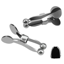 Load image into Gallery viewer, 1 Pair Stainless Steel Nipple Clamps, Nipple Clamps Adjustable Nipple Clips, Nipple Rings Non Piercing, Nipple Toys for Own Use or Flirting with Your Couple (Silver)
