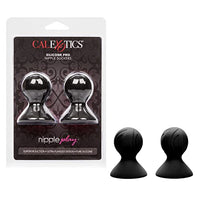 California Exotics Novelties Nipple Play Silicone Pro Nipple Suckers - Black