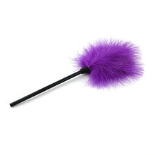 Load image into Gallery viewer, LoveSex Feather Tickler Kinky Naughty Bondage Restraint SM Tool flirtation Fancy Dress Up Whip Spanking Aid Toy Purple
