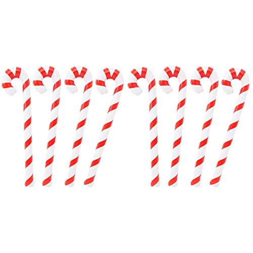 LUOZZY 8 Pcs Christmas Inflatable Candy Canes Xmas Inflatable Sticks Candy Canes Party Props (90CM Stripped)