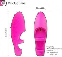 Load image into Gallery viewer, Qieaut Silicone Finger Vibrator, Clitoral and G spot Bullet Vibrator, Ladies Foreplay Finger cots, G spot Mini Finger cots, Happy Finger Massage Gloves, Sex Toys
