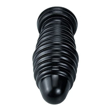 Load image into Gallery viewer, Aptitan Large Ribbed Anal Plug Big Butt Plug Anus Stimulator Anal Training Toy for Advanced Men Women (Black)
