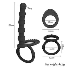 Load image into Gallery viewer, Toys for Couples Ring Anal Beads Butt Plug G Spot for Men Double Penetration Dildo Penis
