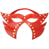 Rapture Leather Mask, Red