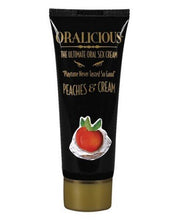 Load image into Gallery viewer, Oralicious: The Ultimate Oral Sex Cream, 2 oz. Tube - Peaches and Cream
