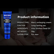 Load image into Gallery viewer, Ardorlove Men&#39;s Penis Enlarger Cream Male Oil Lotion - Big Thick Dick Growth Faster Enhancement Cream Oil (Blue)
