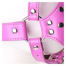 Load image into Gallery viewer, IXOUP Head Harness BDSM Sex Toys for Couples Bondage Restraint Accessories Adult O Ring Mouth Gag with PU Leather (Color : A)
